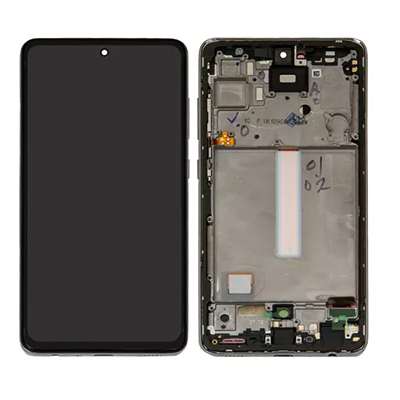 LCD + FRAME NERO PER SAMSUNG GALAXY A52S / A52 / A525 A526 A528 OLED