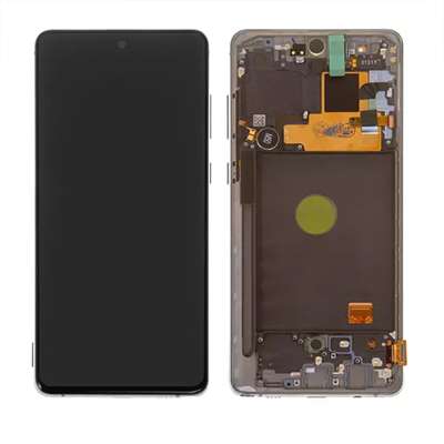 LCD + FRAME SILVER PER SAMSUNG GALAXY NOTE 10 LITE N770
