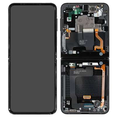 LCD+TOUCH+FRAME NERO SAMSUNG Z FLIP 4  F721 USATO