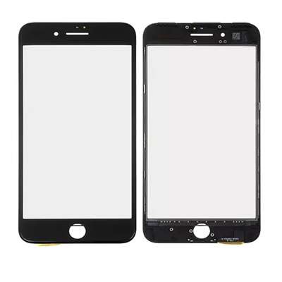 VETRO + OCA + FRAME NERO PER APPLE IPHONE 7