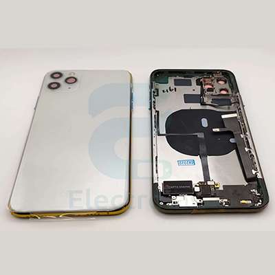 SCOCCA COMPLETA CON FLAT PER APPLE IPHONE 11 PRO BIANCO