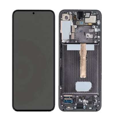LCD+TOUCH+FRAME NERO PER SAMSUNG GALAXY S22 PLUS 5G S906B SERVICE PACK