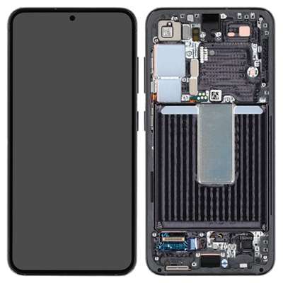 LCD + FRAME NERO PER SAMSUNG GALAXY S23  S911 SERVICE PACK