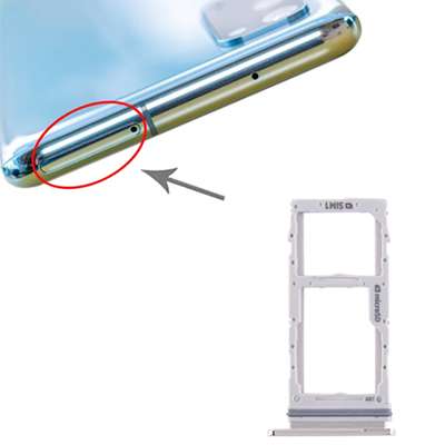 CARRELLO SIM SD PER  G985F, G986BSAMSUNG GALAXY  S20+, S20+ 5G -BIANCO ORIGINALE USATO