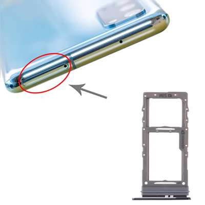 CARRELLO SIM SD PER  G985F, G986B SAMSUNG GALAXY  S20+, S20+ 5G - NERO ORIGINALE USATO