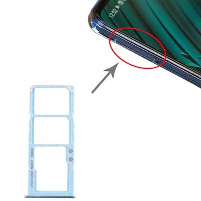 CARRELLO  SIM PER  A515F SAMSUNG GALAXY A51 - BLU ORIGINALE USATA AA+
