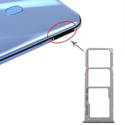 CARRELLO SIM PER SAMSUNG GALAXY A20, GALAXY A30, GALAXY A50 - BIANCO ORIGINALE USATA AA+