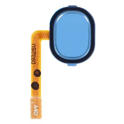TASTO HOME +FLEX  ID PER  A405F SAMSUNG GALAXY  A40 -BLU ORIGINALE USATO AA+