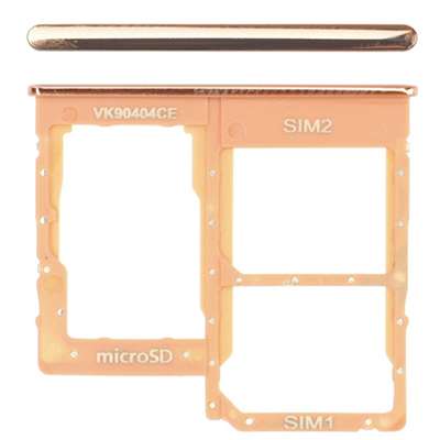 CARRELLO SIM PER A4O5F SAMSUNG GALAXY A40 -CORALLO ORIGINALE USATO AA+