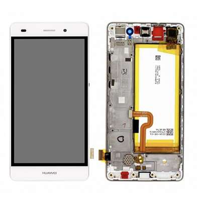 LCD + FRAME BIANCO + BATTERIA PER HUAWEI P8 LITE S/V