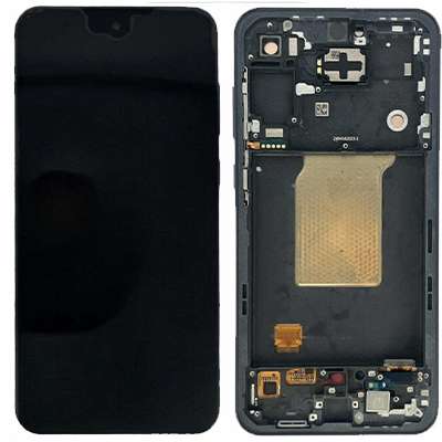 LCD + FRAME NERO SAMSUNG  GALAXY A556 A55 5G (2023) SERVICE PACK