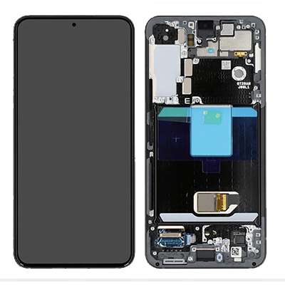 LCD + FRAME NERO PER SAMSUNG GALAXY S22 S901B ORIGINALE