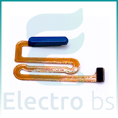 TASTO HOME + IMPRONTE FLEX PER SAMSUNG GALAXY A12 A125F / A127F / M12 M127F / M22 M225F BLU