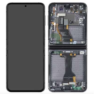 LCD + FRAME PER SAMSUNG GALAXY Z FLIP 5 5G F731B mystic grey SERVIC PACK