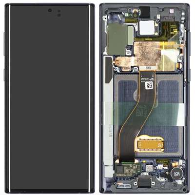 LCD + FRAME NERO PER SAMSUNG GALAXY NOTE 10 N970F SERVIC PACK