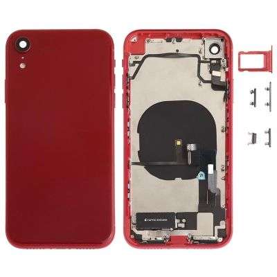 SCOCCA COMPLETA CON FLAT PER APPLE IPHONE XR ROSSA