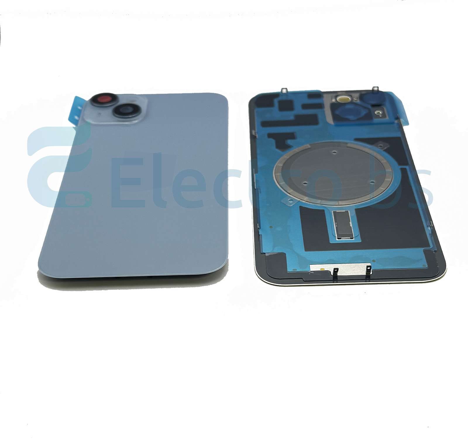 SCOCCA COPRI BATTERIA IPHONE 14  PLUS BLU