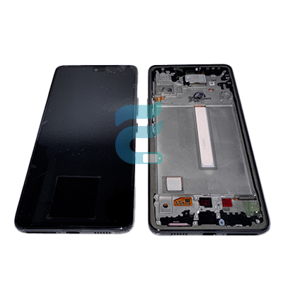 LCD + FRAME NERO PER SAMSUNG GALAXY A53 A536 SERVIC PACK