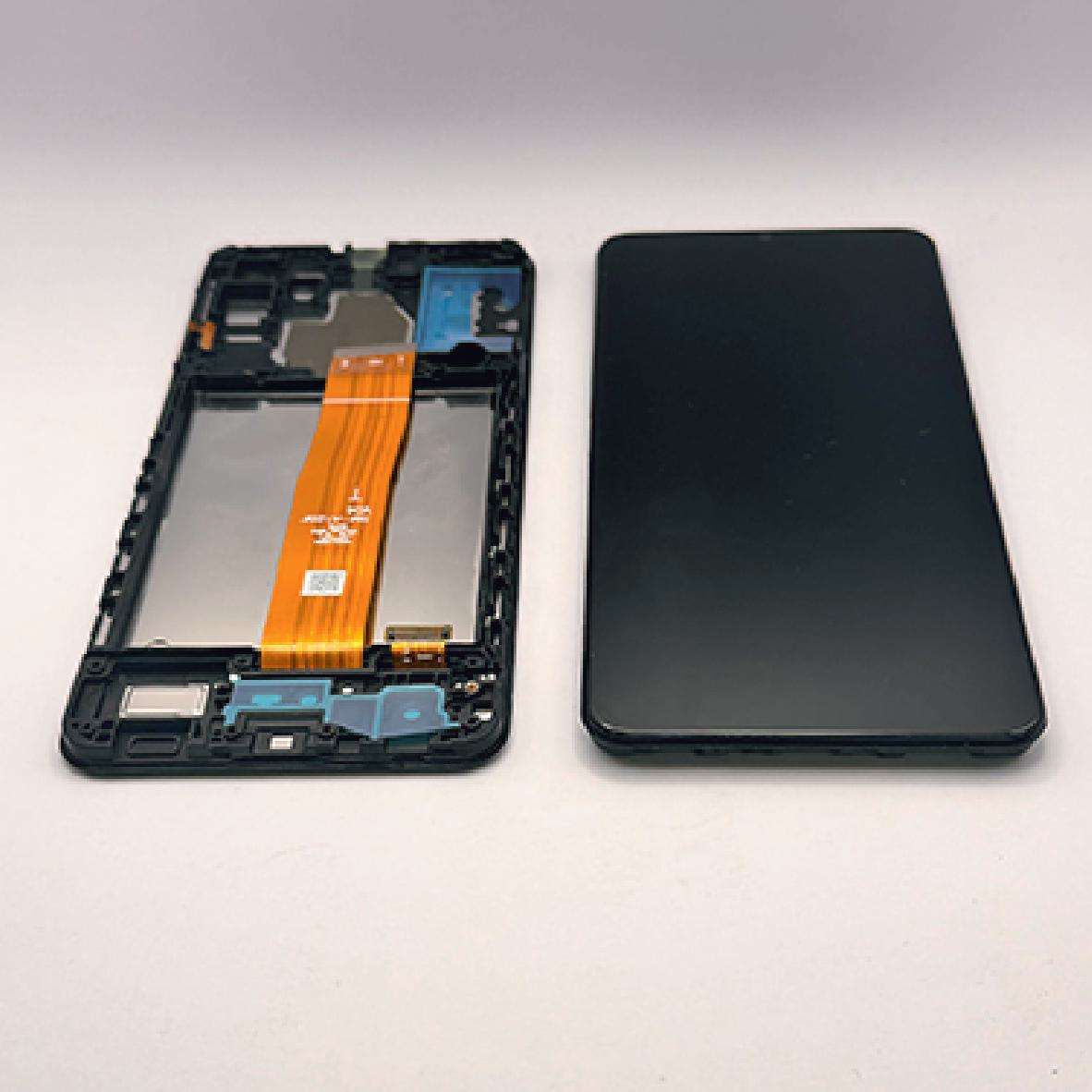 LCD PER SAMSUNG GALAXY A12 A125F A12 A127 (FLAT CODT) ORIGINALE