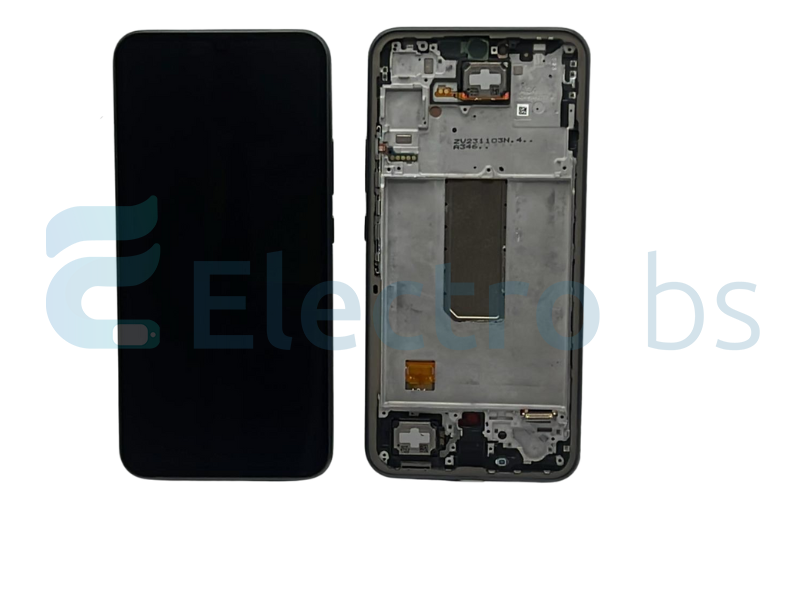 LCD + FRAME NERO PER SAMSUNG GALAXY A34 5G A346 SERVICE PACK