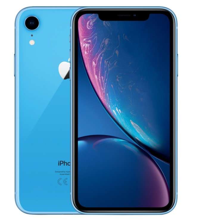SMARTPHONE APPLE IPHONE XR BLU 64GB  100% USATO
