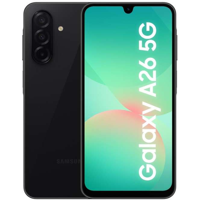 SMARTPHONE SAMSUNG GALAXY A26 5G 128GB NERO NUOVO
