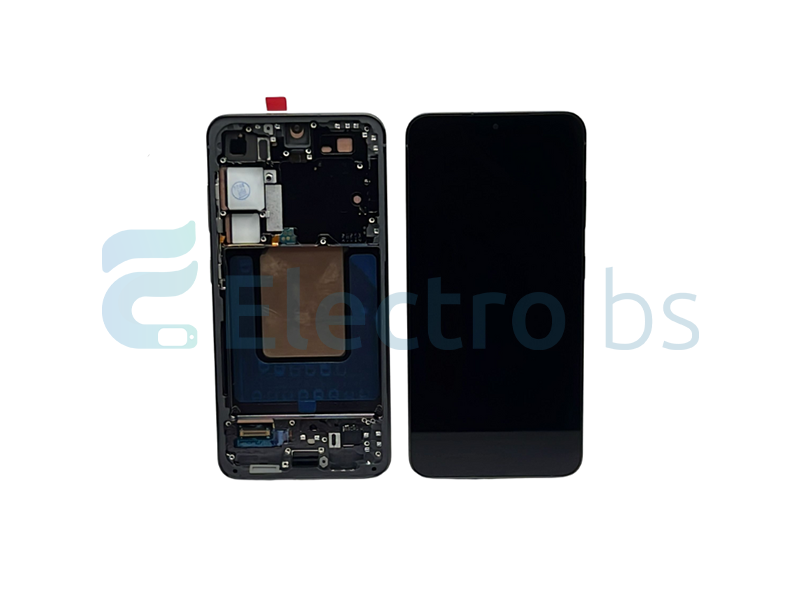 LCD + FRAME NERO PER SAMSUNG GALAXY S24 5G S921B ORIGINALE CG