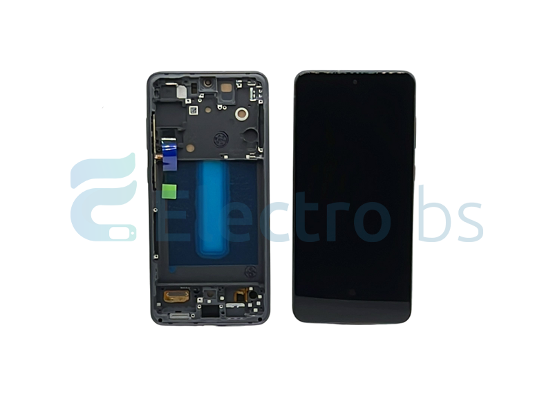 LCD + FRAME NERO  PER SAMSUNG GALAXY S21 FE 5G G990B OLED