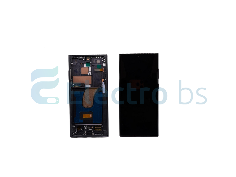 LCD + FRAME NERO PER SAMSUNG GALAXY S23 ULTRA S918B OLED