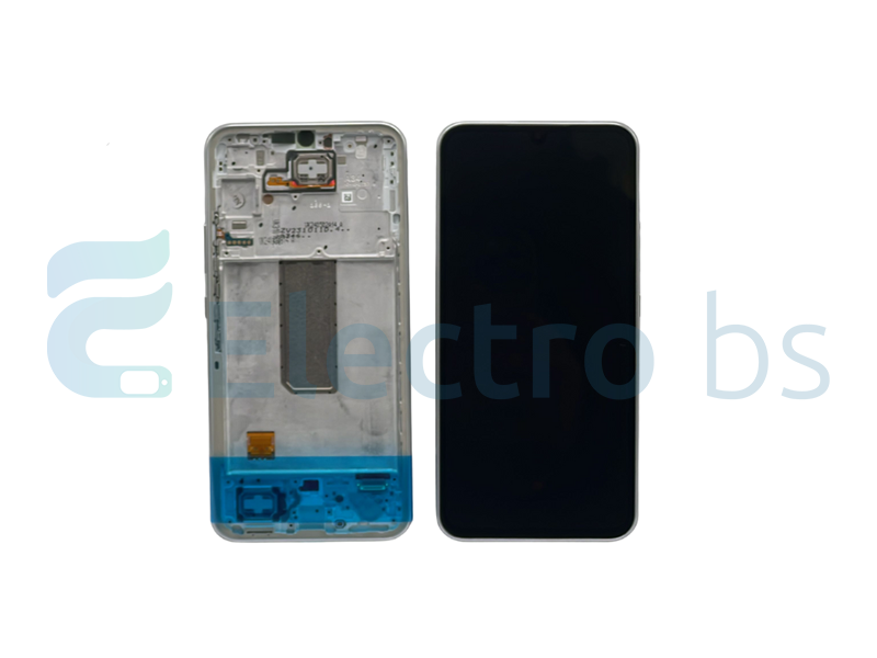 LCD + FRAME SILVER PER SAMSUNG GALAXY A34 5G A346 SERVICE PACK