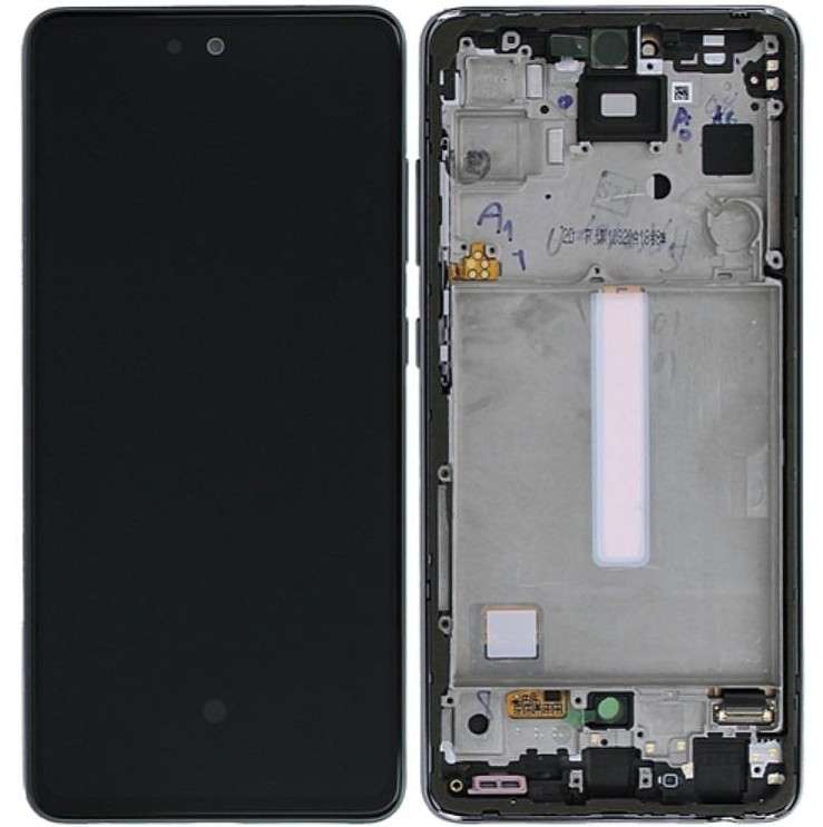 LCD + FRAME NERO PER SAMSUNG GALAXY A52S / A52 / A525 A526 A528 ORIGINALE USED
