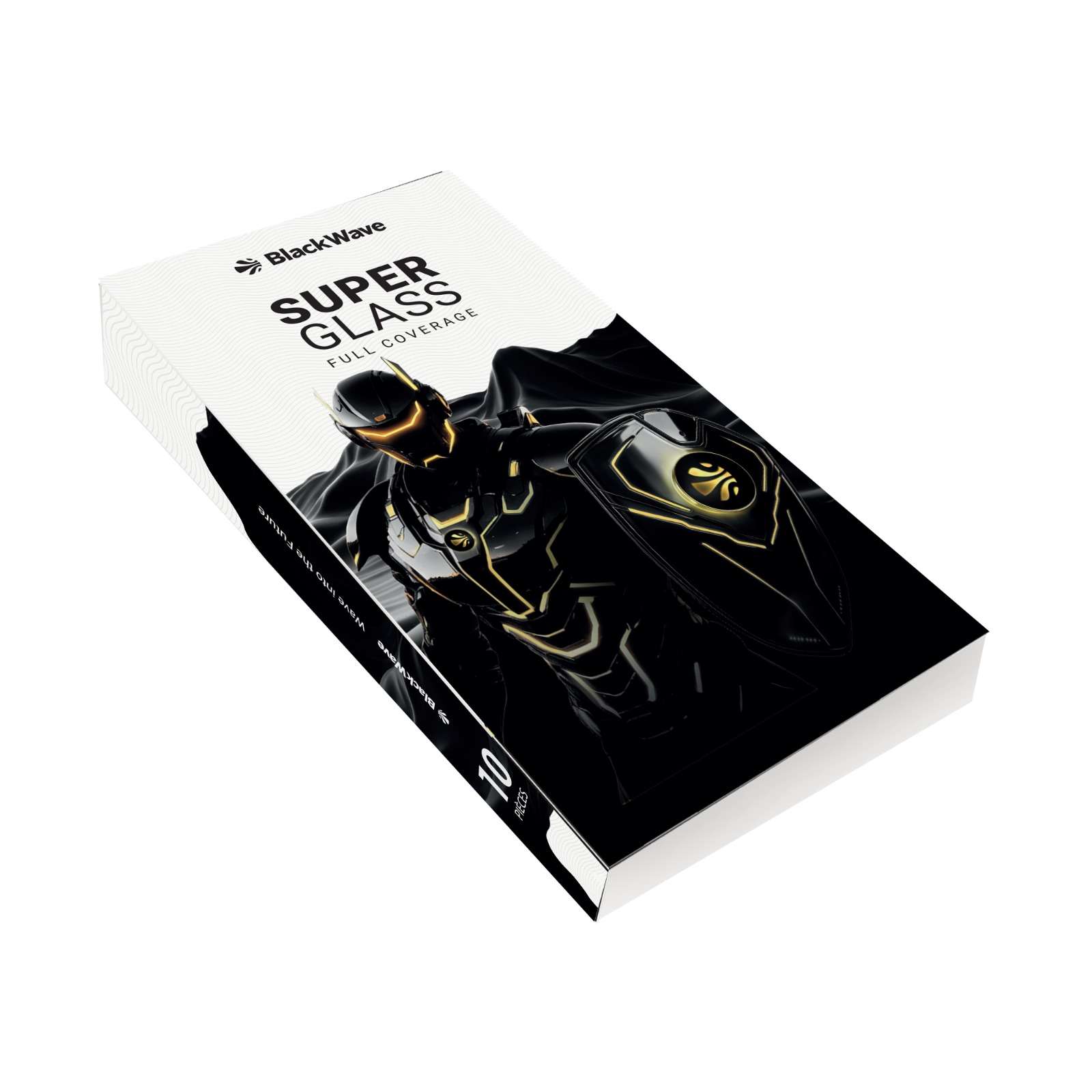 BLACKWAVE CONFEZIONI DA 10 PELLICOLA SALVA SCHERMO IN VETRO TEMPERATO PRINT PER SAMSUNG GALAXY S24 ULTRA