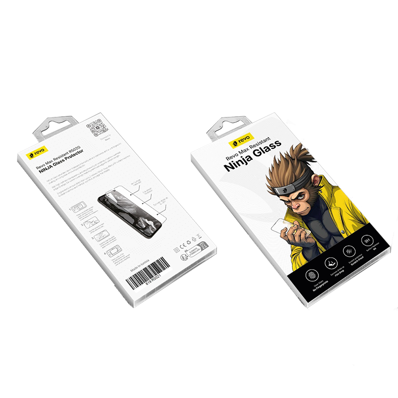 REVO PELLICOLA SALVA SCHERMO IN VETRO TEMPERATO PRINT PER IPHONE 15 / 15 PRO