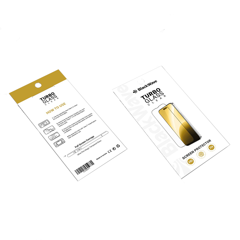 BLACKWAVE PELLICOLA SALVA SCHERMO IN VETRO TEMPERATO CLEAR PER IPHONE X / XS / 11 PRO