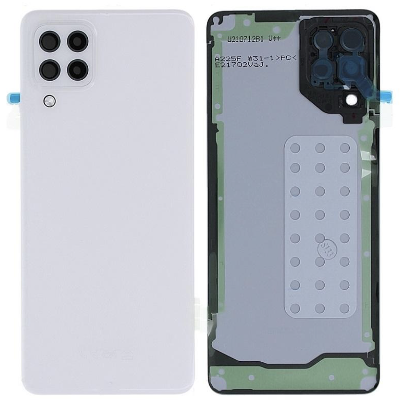 SCOCCA COPRI BATTERIA PER SAMSUNG GALAXY A22 4G A225F BIANCA ORIGINALE OEM